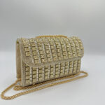 Alison Gold Clutch Bag