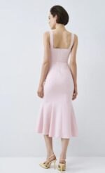 Access Pink Midi Dress - Image 3